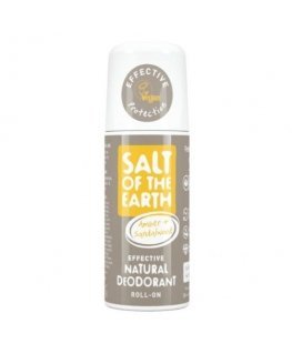 Salt-Of-The-Earth Amber Sandalwood Natural Deodorant - Natural deodorant spray with ambergris and sandalwood