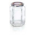 LEIFHEIT Hexagonal glass jar 770ml LEIFHEIT Hexagonal glass jar 770ml