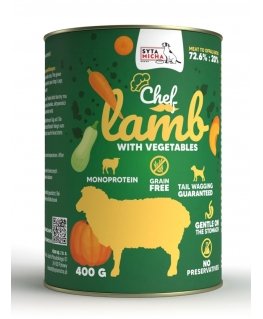 SYTA MICHA Chef Lamb with vegetables - wet dog food - 400g