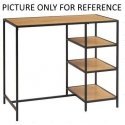 Bar table DOMOLETTI, black, 100×60×120 cm Bar table DOMOLETTI, black, 100×60×120 cm