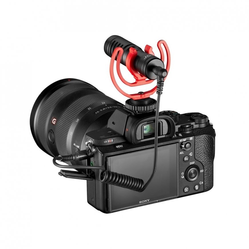 Joby JB01643-BWW microphone Black, Red Digital camera microphone – 3