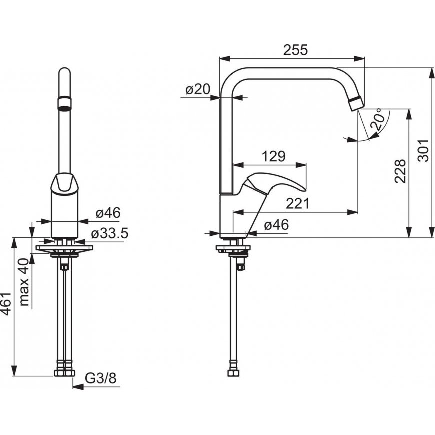 Mixer Oras Polara 1438F