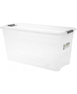 Keeeper Cornelia storage box clear 83 L box 1/2 bin
