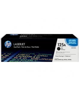 HP 125A, alkuperäinen musta LaserJet-värikasetti, kaksoispakkaus