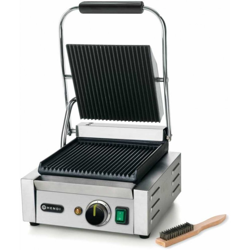 Contact single groove contact grid 1800 W - Hendi 263501