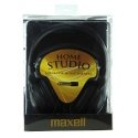 Maxell Home Studio Headphones Wired Head-band Music Black Maxell Home Studio Headphones Wired Head-band Music Black