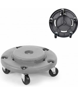 Amer Box Vežimėlis podstawa na kółkach do kontenera pojemnika na śmieci okrągłego śr. 50 cm - Hendi 691441