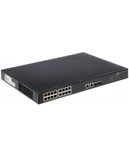 Splitter Switch|DAHUA|16x10Base-T / 100Base-TX|2x10Base-T / 100Base-TX / 1000Base-T|2x10/100/1000BASE-T/SFP combo|PoE connectors