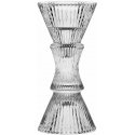 Rituali Domestici Szklany świecznik Lumella - Transparent, 15 cm
