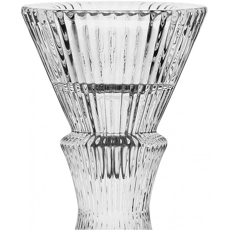 Rituali Domestici Szklany świecznik Lumella - Permatomas, 15 cm – 2