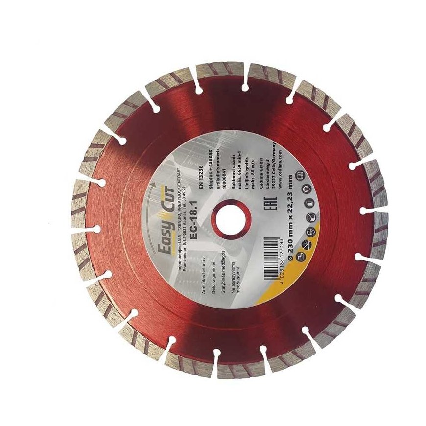 Cedima Diamond segmented cutting disc Cedima