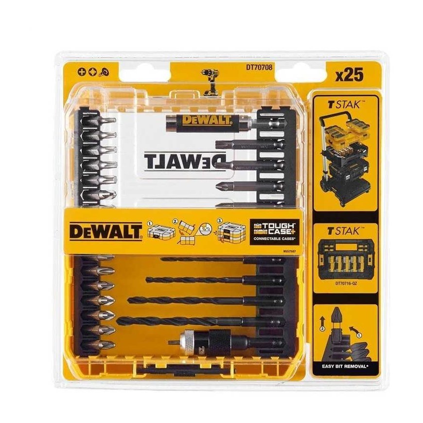 Drill Bits and drills set DeWalt 25 pcs – 3