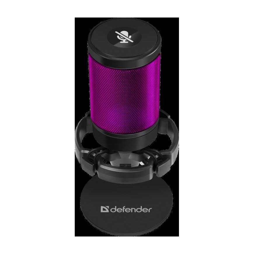 MIKROFONAS DEFENDER IMPULSE GMC 600 RGB TRANSLIACIJOS – 3
