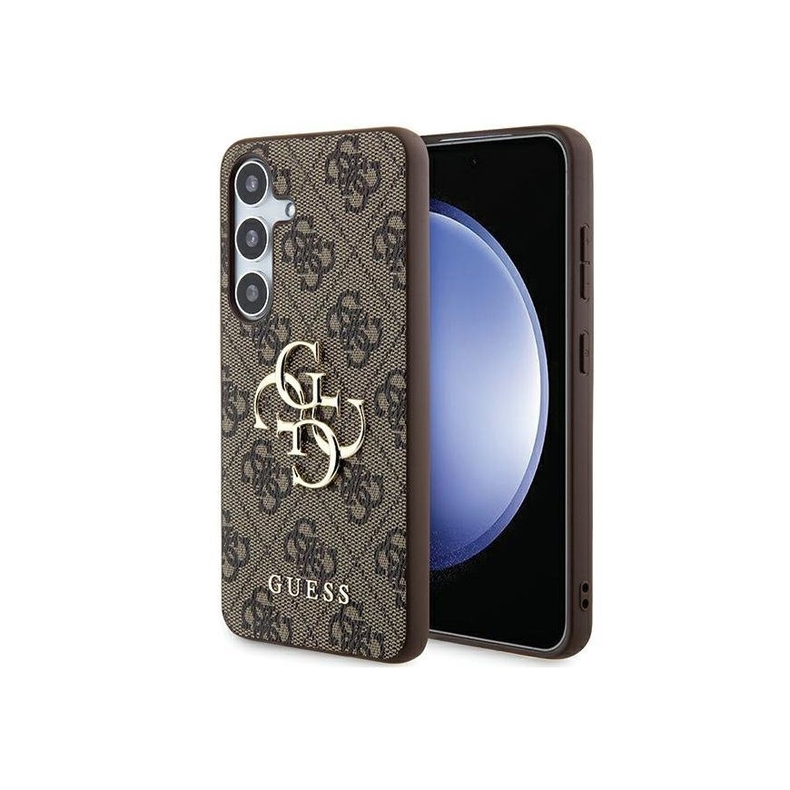 Guess GUHCSA354GMGBR A35 A356 brązowy|brown hardcase 4G Big Meta