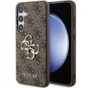 Guess GUHCSA354GMGBR A35 A356 brązowy|brown hardcase 4G Big Meta Guess GUHCSA354GMGBR A35 A356 brązowy|brown hardcase 4G Big Meta