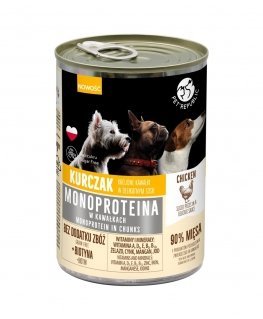 PET REPUBLIC Monoprotein Chicken - märg koeratoit - 400g