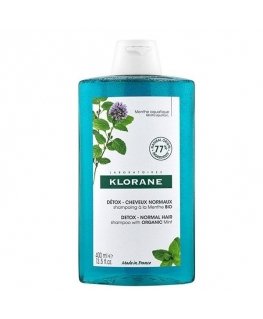 "Klorane Aquatique Mint Detox" šampūnas 400ml