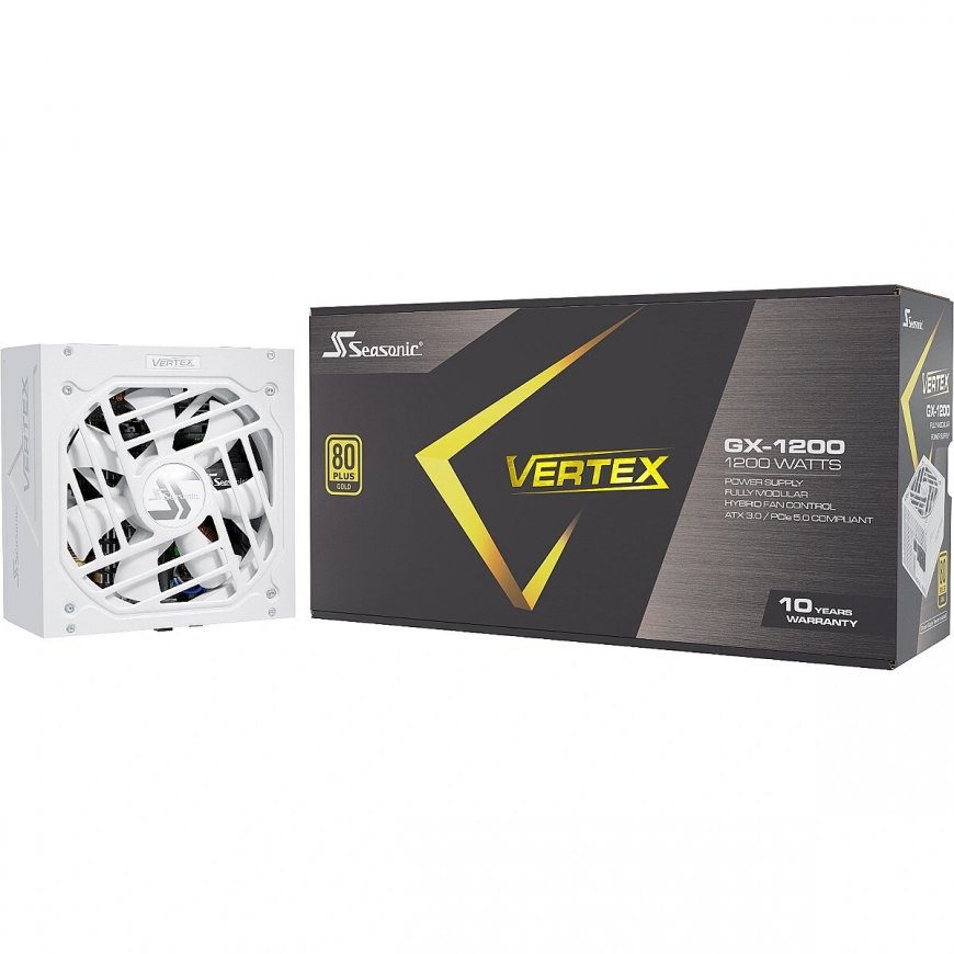 Seasonic įkroviklis 1200W VERTEX-GX-1200 ATX30 Modular Baltas