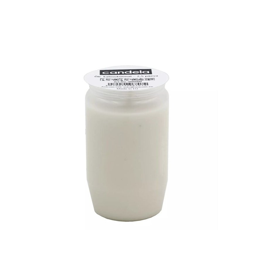 Grave candle oil, burning time ~60h, white