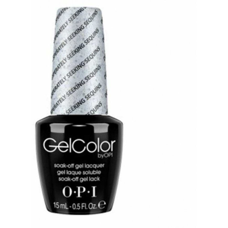 OPI Opi Gel Color Semi Permanent Nail Polish Desperately Seeking Sequins 15 ml For Women