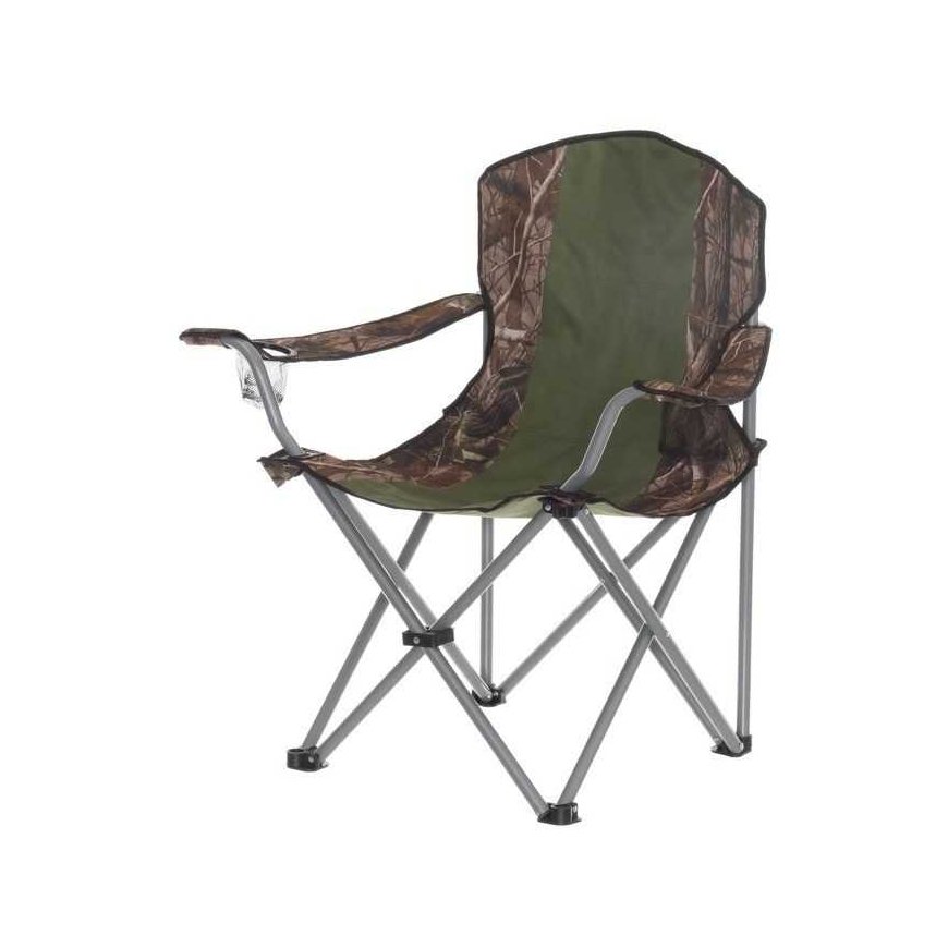 Atom Camping Chair with drink holders camo