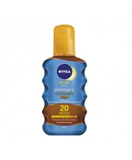 Nivea apsaugos nuo saulės ir bronzinį įdegį aktyvuojantis aliejus Spf20 200ml