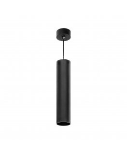 Orno BARBRA PLR GU10 pendant lamp max 35W, IP20, round, black, aluminum