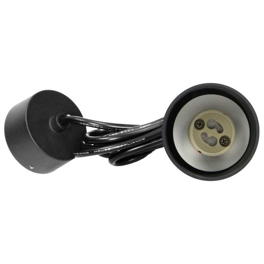 Orno BARBRA PLR GU10 pendant lamp max 35W, IP20, round, black, aluminum – 4
