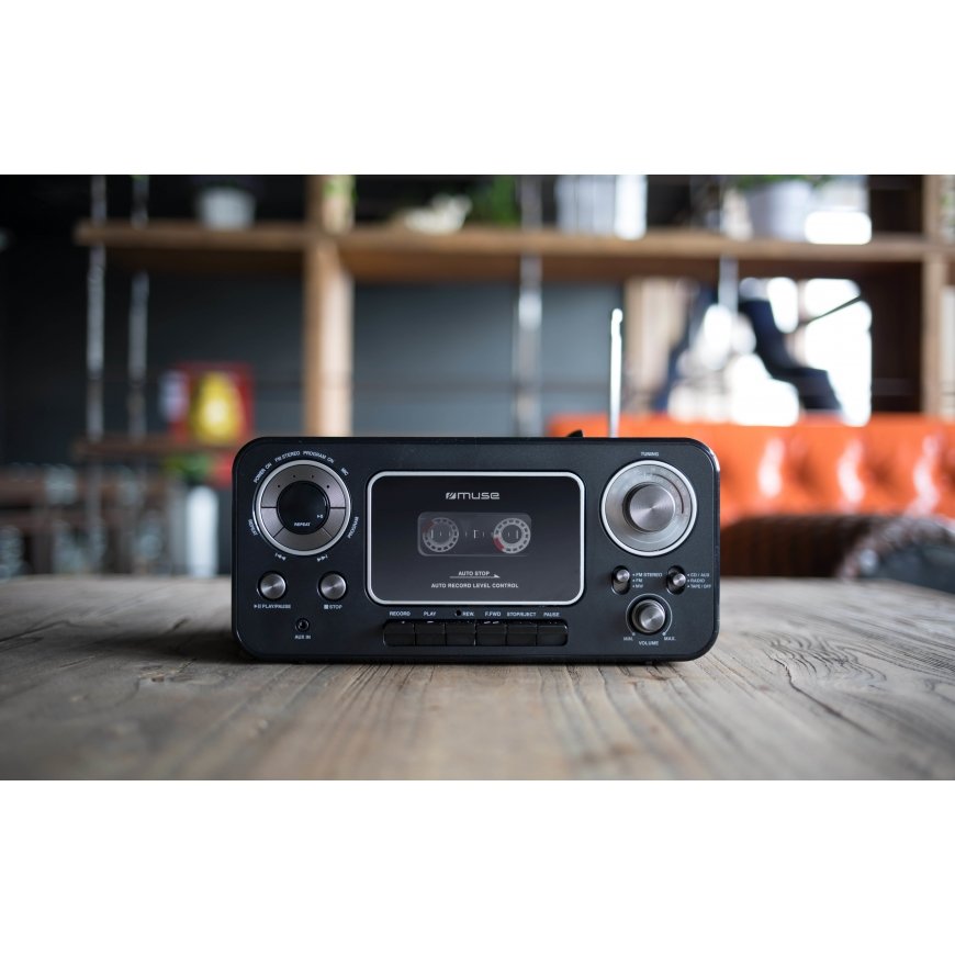 Muse M-182 RDC Analoginis FM, MW Juoda – 5