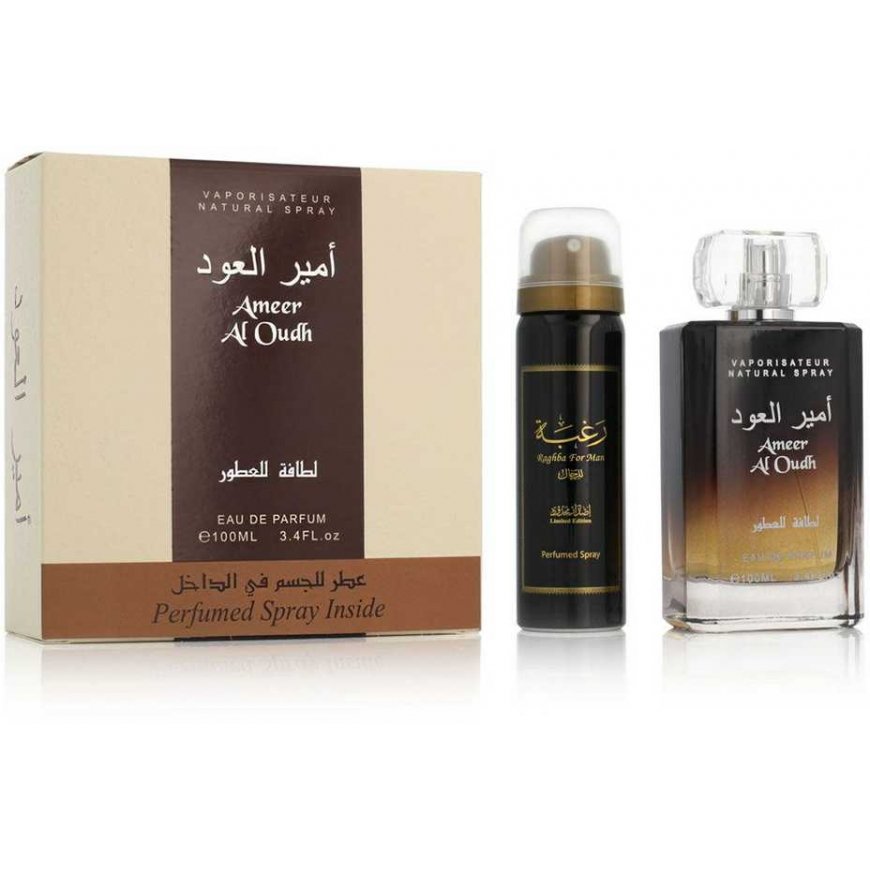 SET Lattafa Ameer Al Oudh (U) EDP 100ml + dsp 50ml – 2