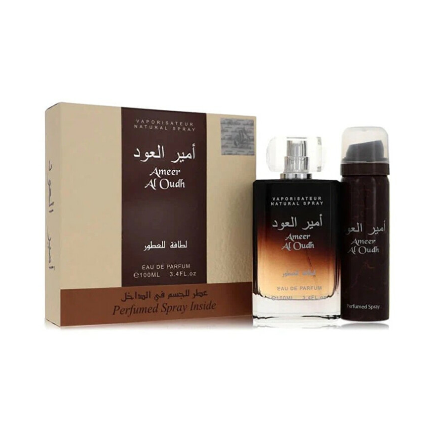 SET Lattafa Ameer Al Oudh (U) EDP 100ml + dsp 50ml – 3