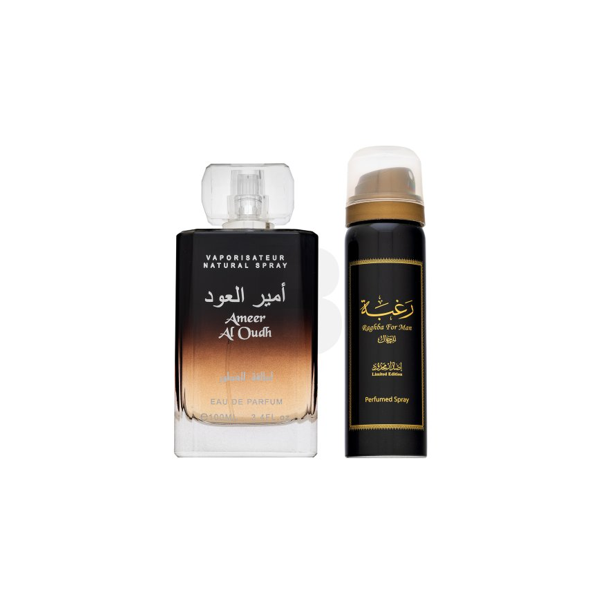 SET Lattafa Ameer Al Oudh (U) EDP 100ml + dsp 50ml – 4