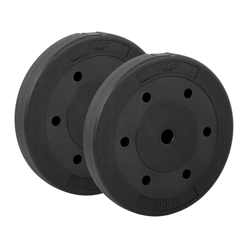 Set of bituminous loads 2x15kg, hole 31mm, REBEL ACTIVE
