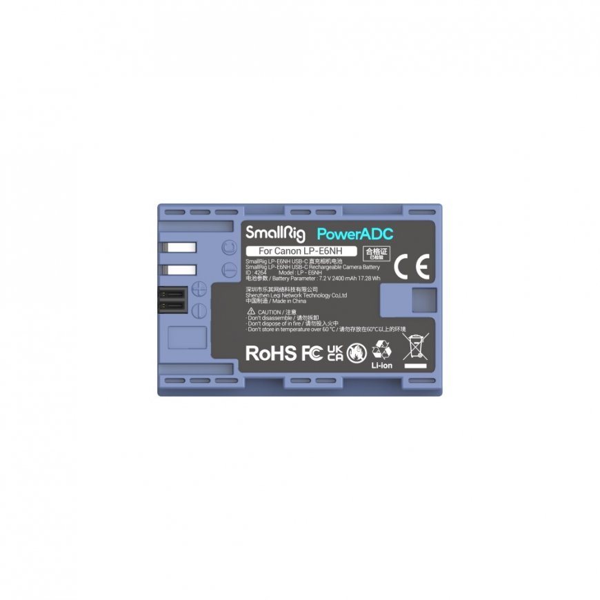 SmallRig 4264 kaamera/videokaamera aku Liitiumioon (Li-Ion) 2400 mAh – 2