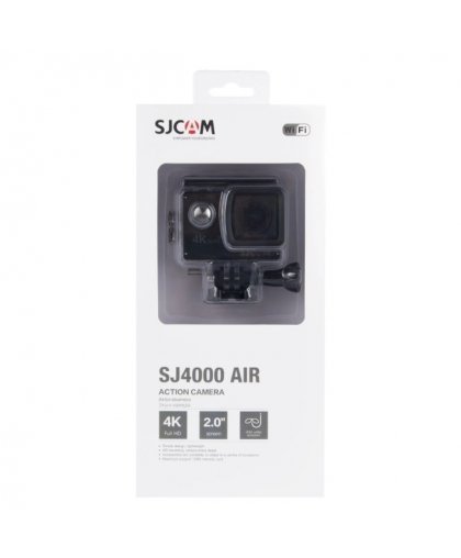 SJCam SJ4000 AIR 4K Wi-Fi Ūdendroša 30m Sporta Kamera 16MP 170 grādi 1080p HD 30fps 2.0" LCD Ekrāns Melna – 6