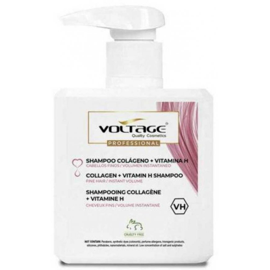 Voltage Cosmetics Collagen Vitamin H Shampoo 500ml – 4