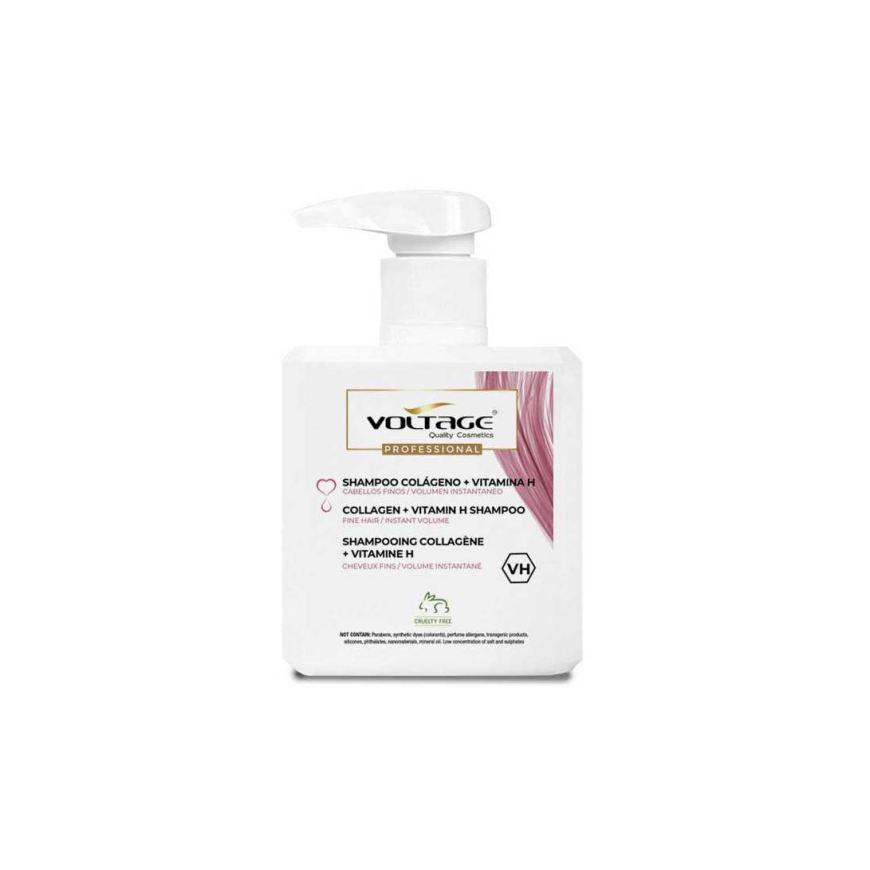Voltage Cosmetics Colágeno Vitamina H Champú 500ml – 5