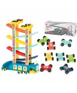 RoGer slide track with 8 cars