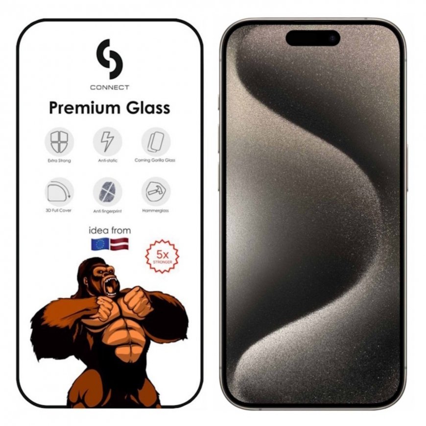 Сonnect Corning Gorilla Ultra Strong 3D Glass for Apple iPhone 1