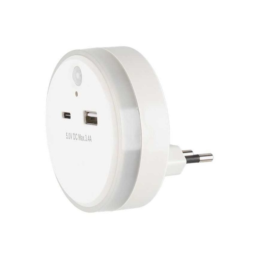 Tarmo USB-Charger and Night Light with
