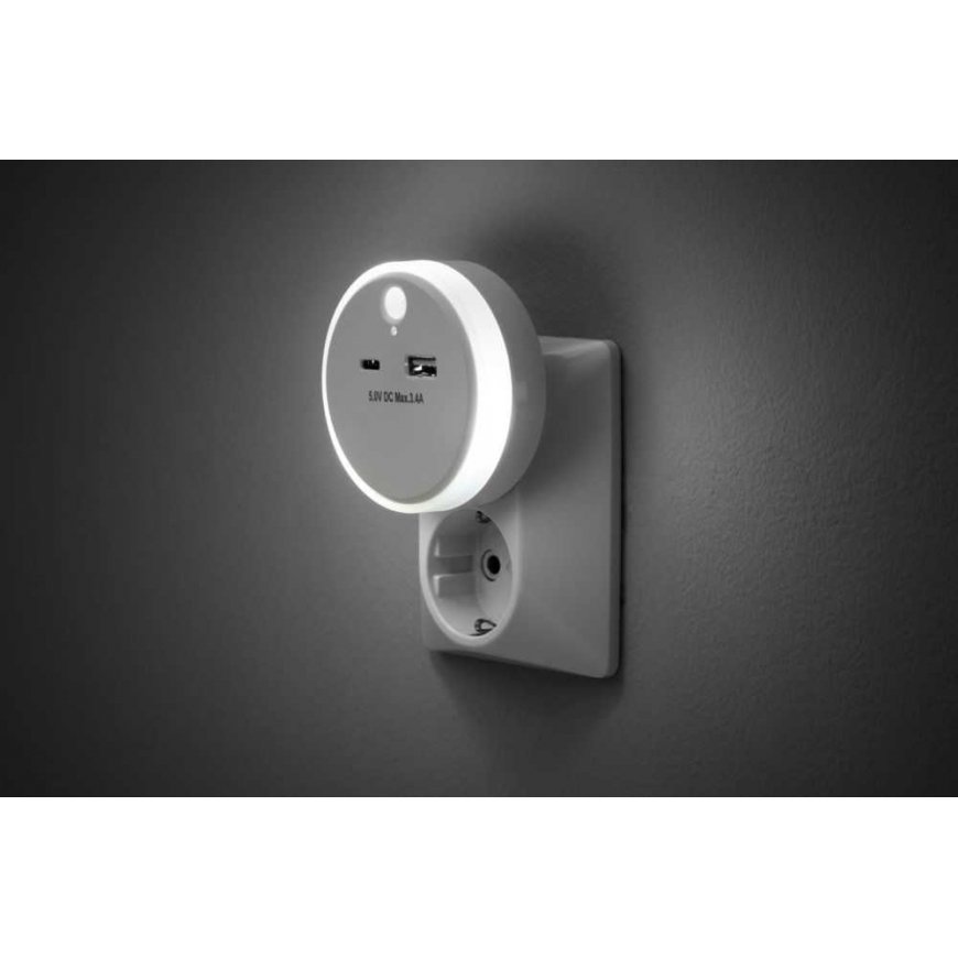 Tarmo USB-Charger and Night Light with motion detector – 2
