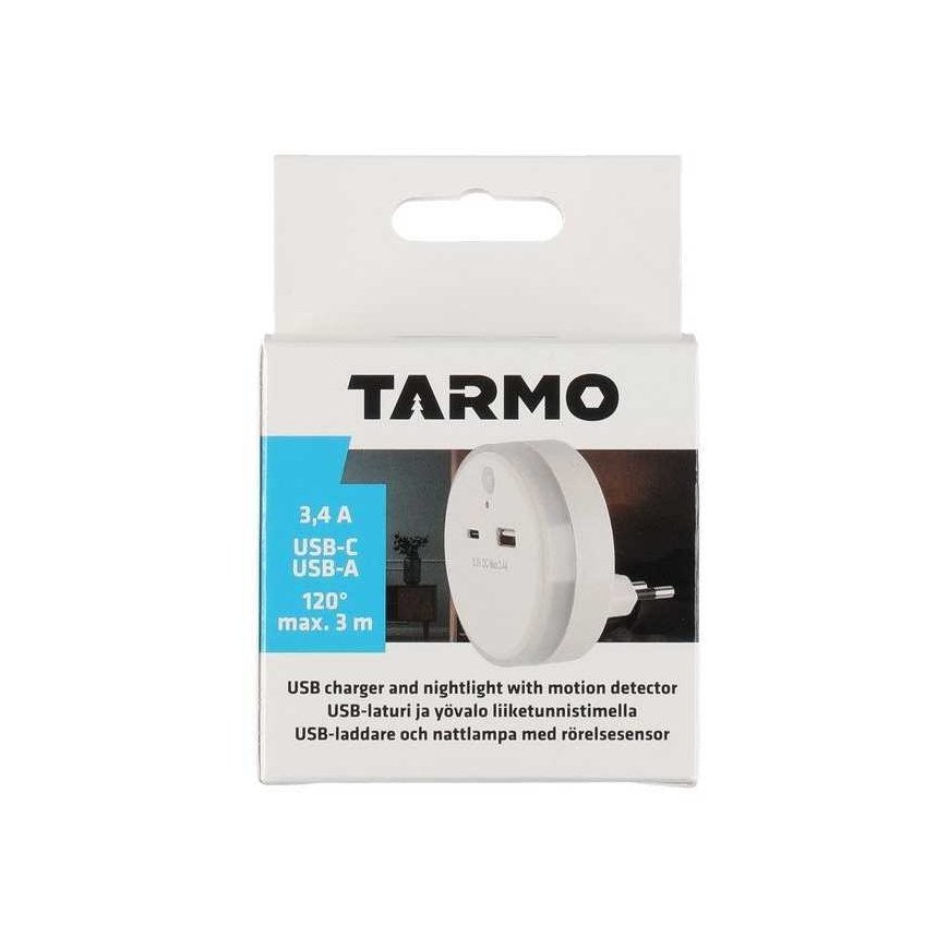 Tarmo USB-Charger and Night Light with motion detector – 4