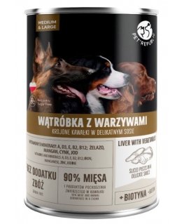 PET REPUBLIC Adult Medium & Large Liver with vegetables - wet dog food - 1250g