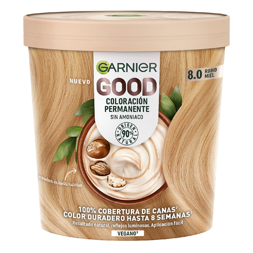 "Garnier Good long-lasting hair dye 8.0 Honey For fair hair