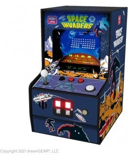 Dreamgear MY ARCADE Micro Player "Space Invaders Collectible Retro" portable game console, premium version
