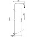Domoletti Shower set with thermostatic mixer DTRM81.5/3CMAT Domoletti Shower set with thermostatic mixer DTRM81.5/3CMAT