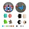MASTERKIDZ Set of 64 geometric shape pegs. For STEM boards MASTERKIDZ Set of 64 geometric shape pegs. For STEM boards