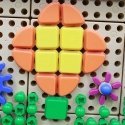 MASTERKIDZ Set of 64 geometric shape pegs. For STEM boards MASTERKIDZ Set of 64 geometric shape pegs. For STEM boards