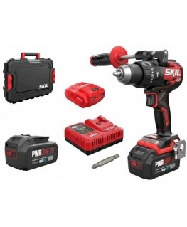 Skil_Red Impact driver-drill Skil 3085XP 20 V 2x4.0 Ah battery.