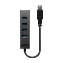 Lindy 43324 keskitin USB 3.2 Gen 1 (3.1 Gen 1) Type-A 5000 Mbit/s musta Lindy 43324 keskitin USB 3.2 Gen 1 (3.1 Gen 1) Type-A 5000 Mbit/s musta